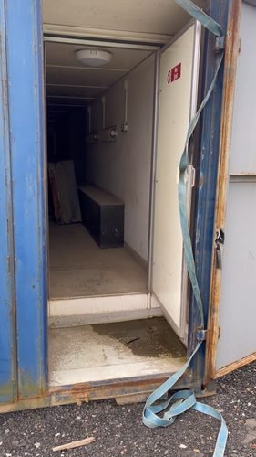Custom-converted 40ft Asbestos Decontamination Unit Container - Benches, Lights,