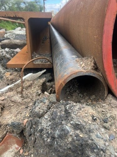 10.8mtr 165mm x 12mm Steel Tube - CHS20- Piling - Drainage - Water Pipe