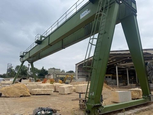 Faedo 10T Goliath Gantry Crane – 32m Span – Cantilever – 36m Rail – 2013