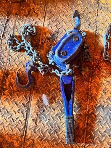 Lifting Gear UK 1.5 Ton Lever Hoist 1500kg 3m Chain Ratchet Hoist