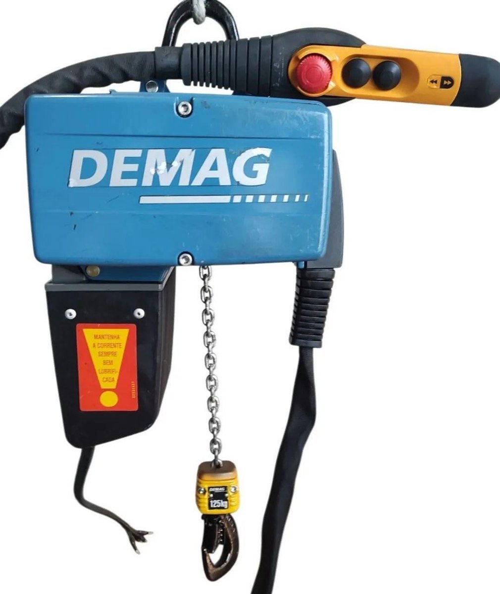 Demag DC-Com 125kg Electric Chain Hoist 4m Lift 380–415V 3 Phase – Working