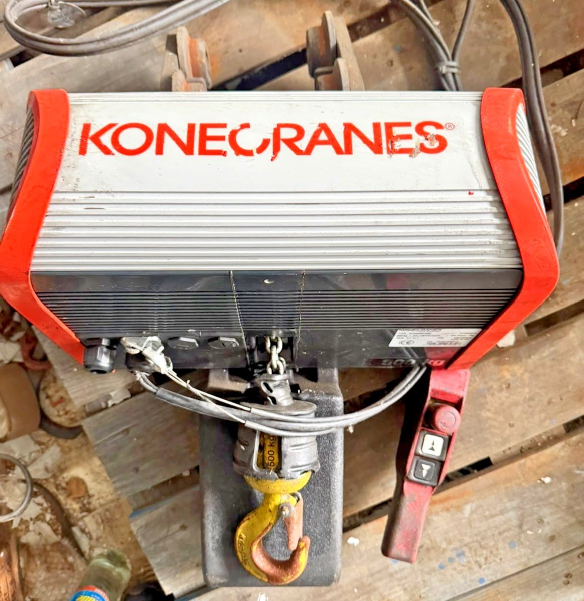 Konecranes CLX05 500kg Electric Chain Hoist 400V 2 Speed Trolley & Pendant